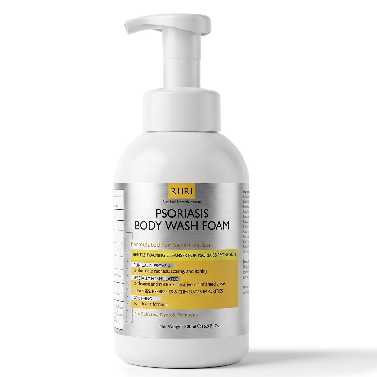 Psoriasis body wash foam