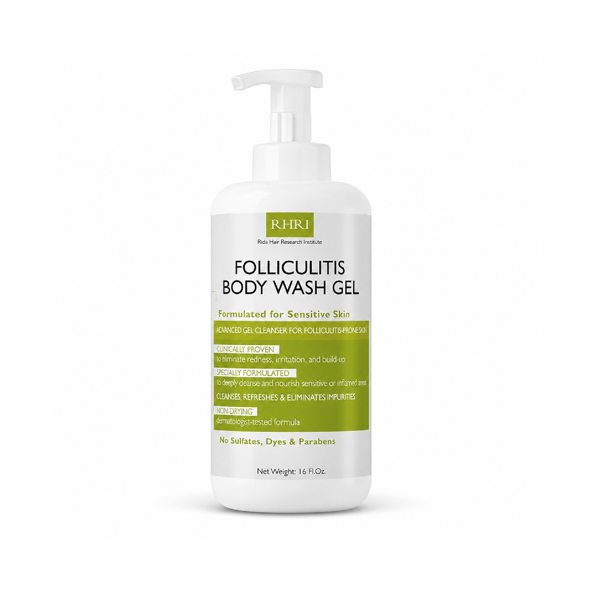 Folliculitis body wash gel