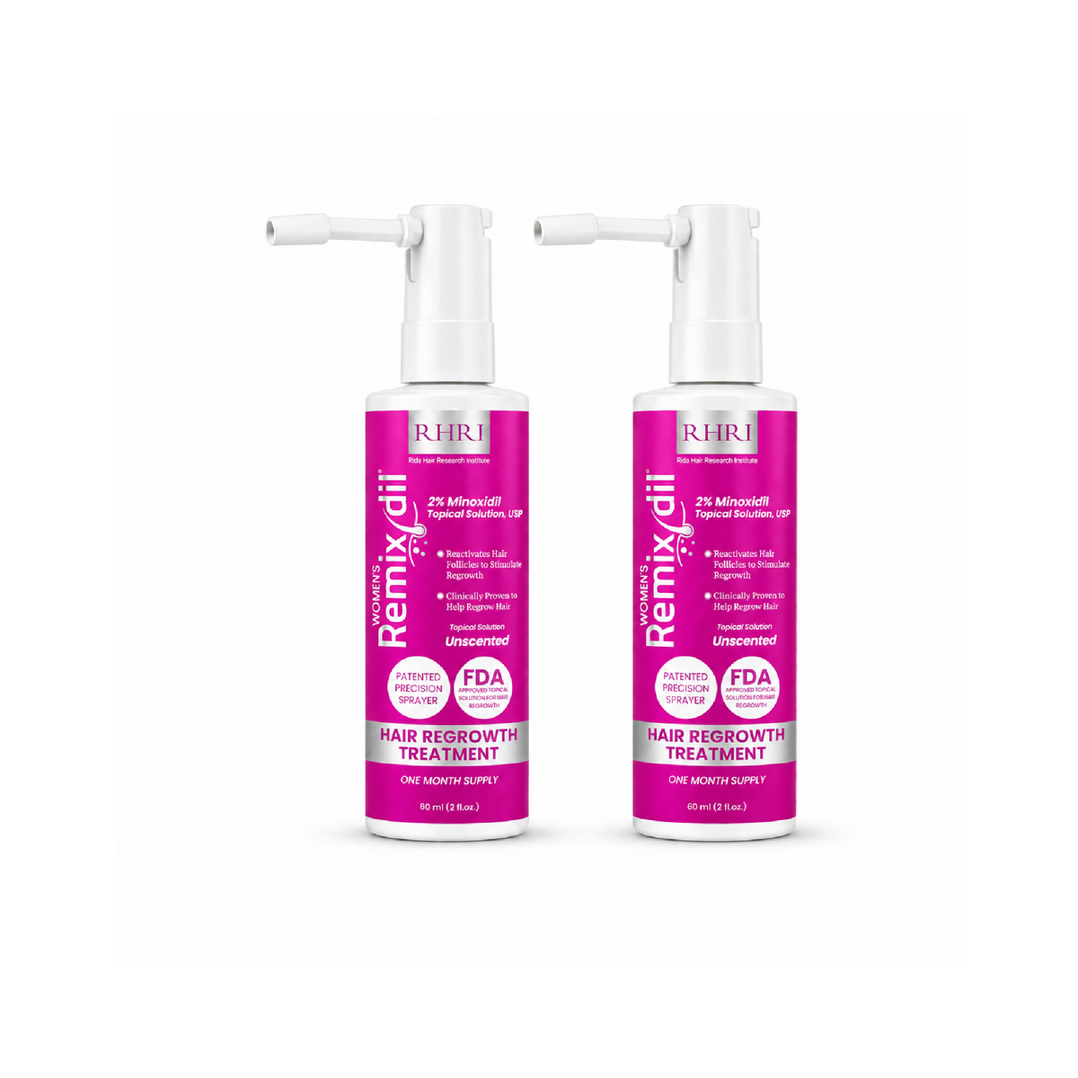 2% minoxidil for Women Spray Pack of 2