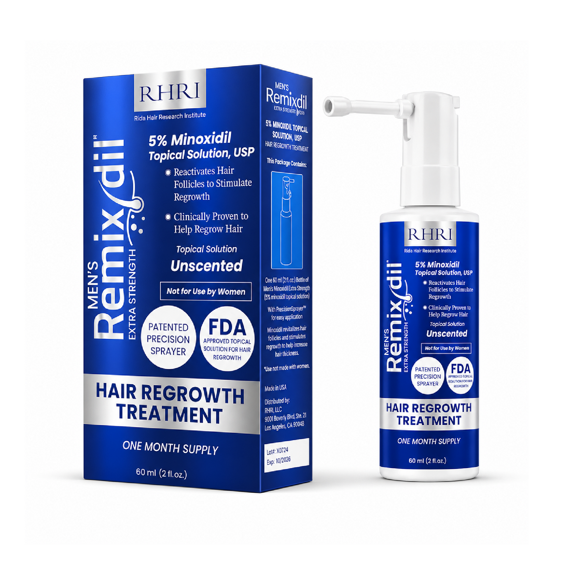 5% minoxidil for Men Spray Pack of 2