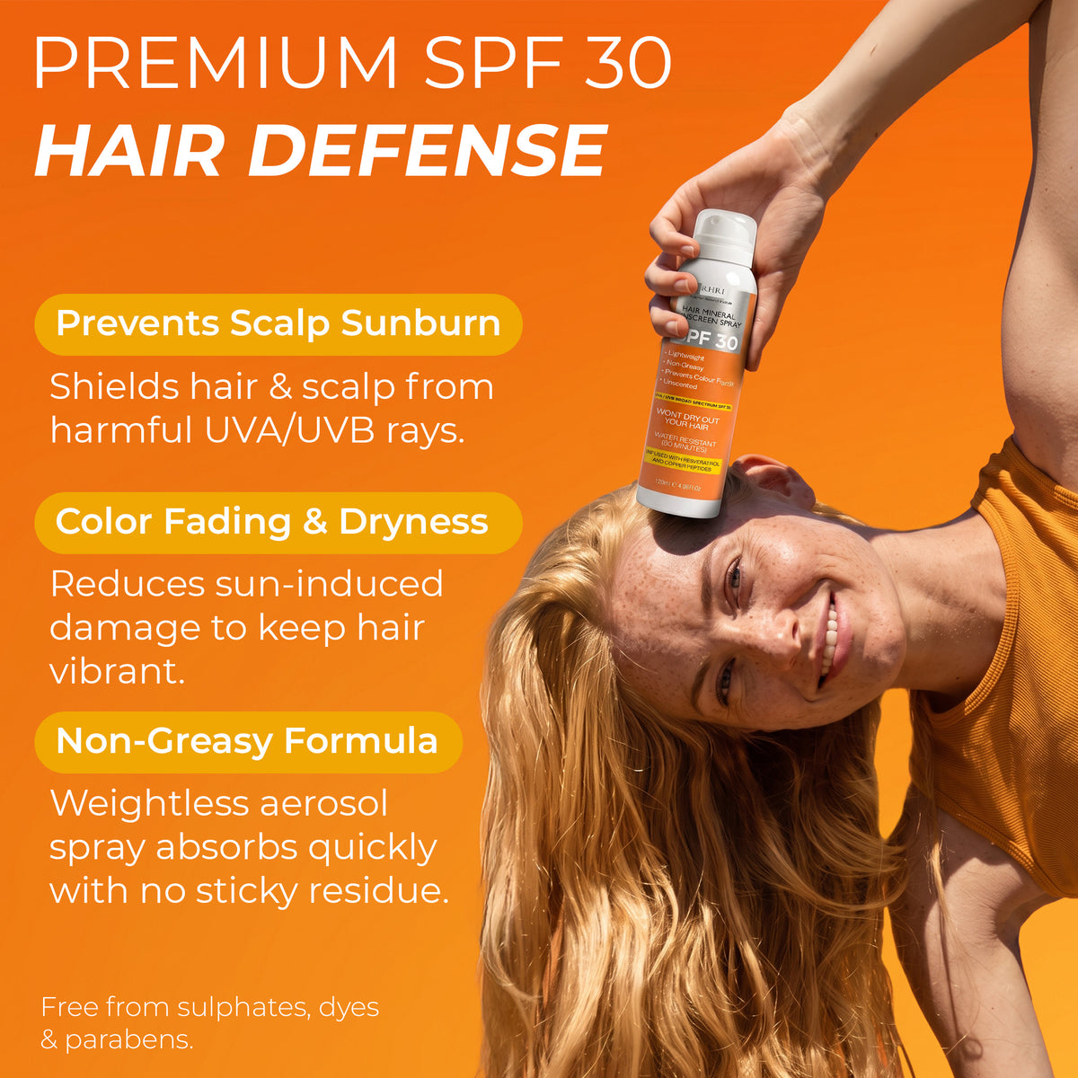 SPF 30 Sunscreen Spray Aerosol