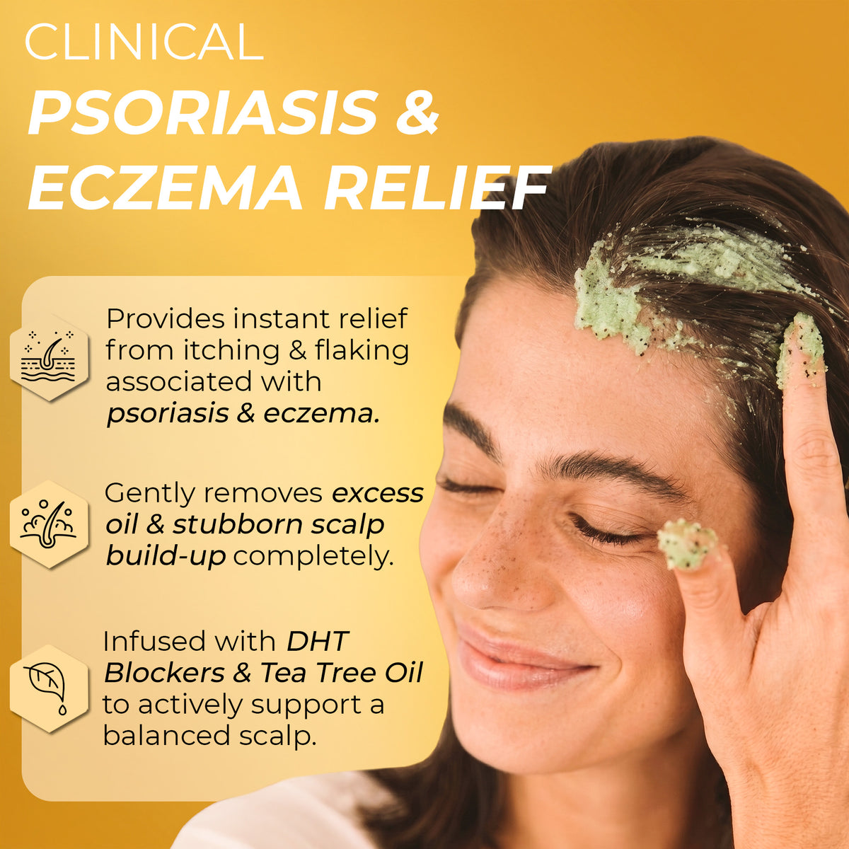 Psoriasis Scalp scrub