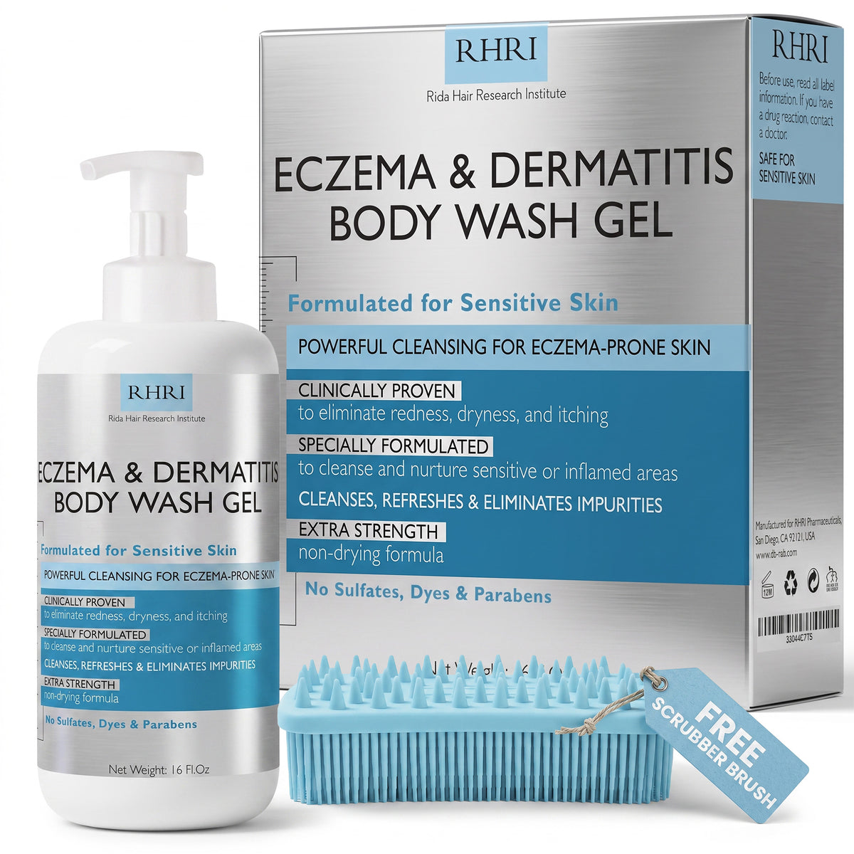Exzema body wash gel