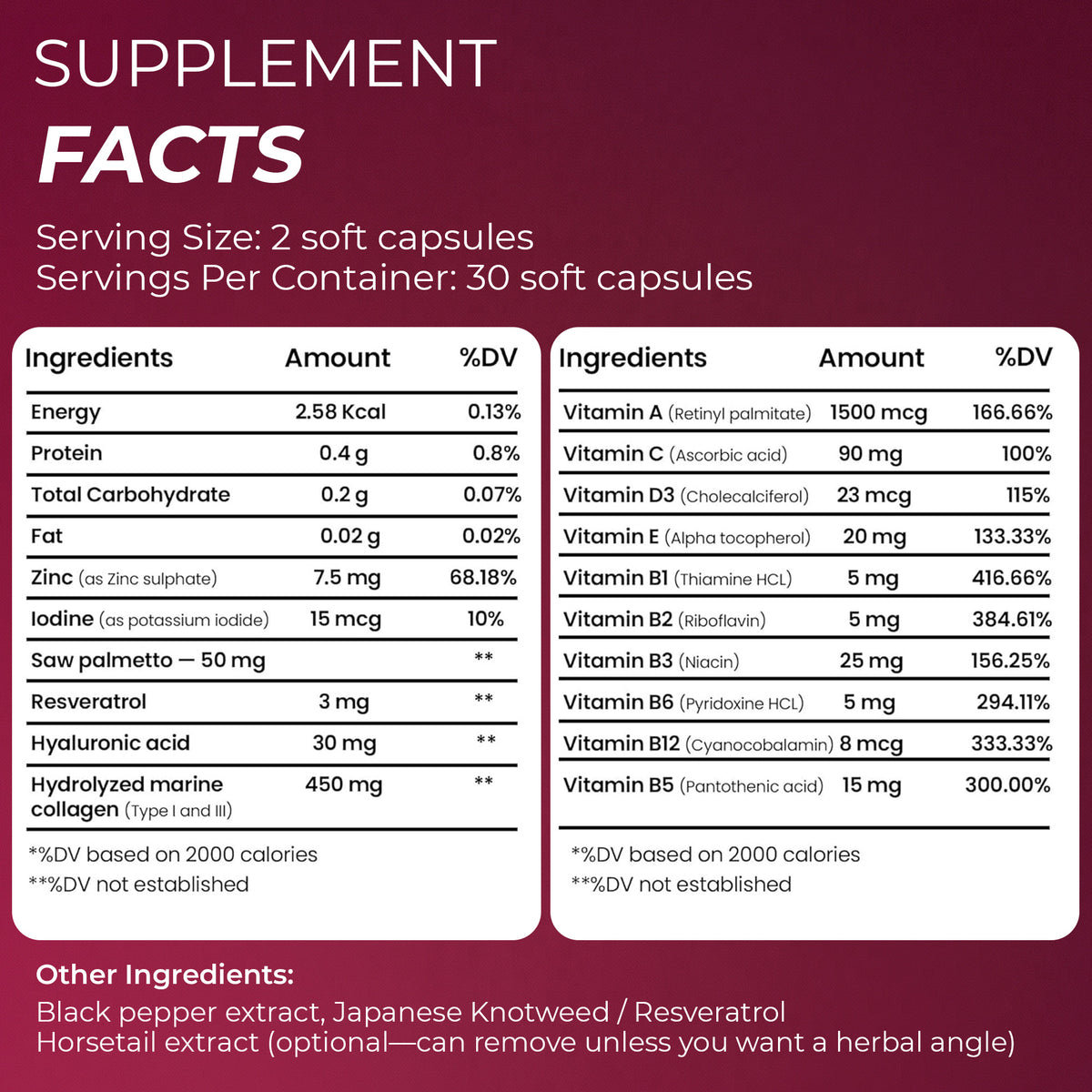 Hair Growth Vitamins Women