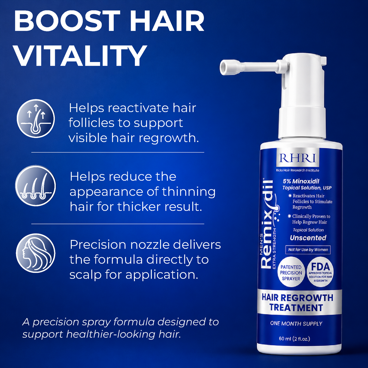 5% minoxidil for Men Spray