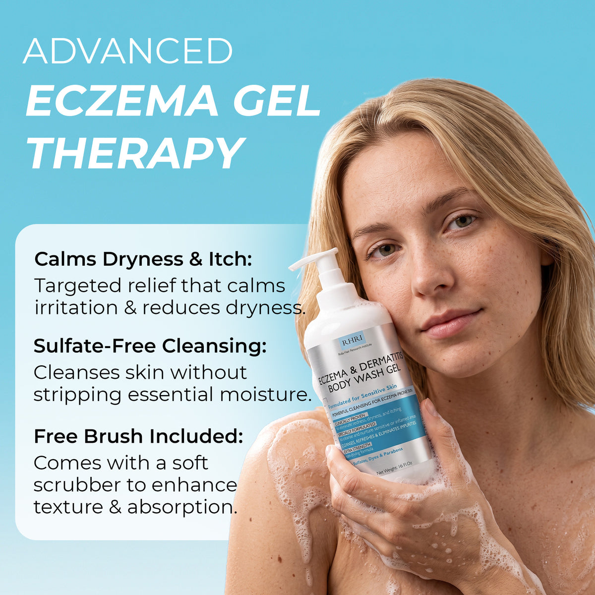Exzema body wash gel