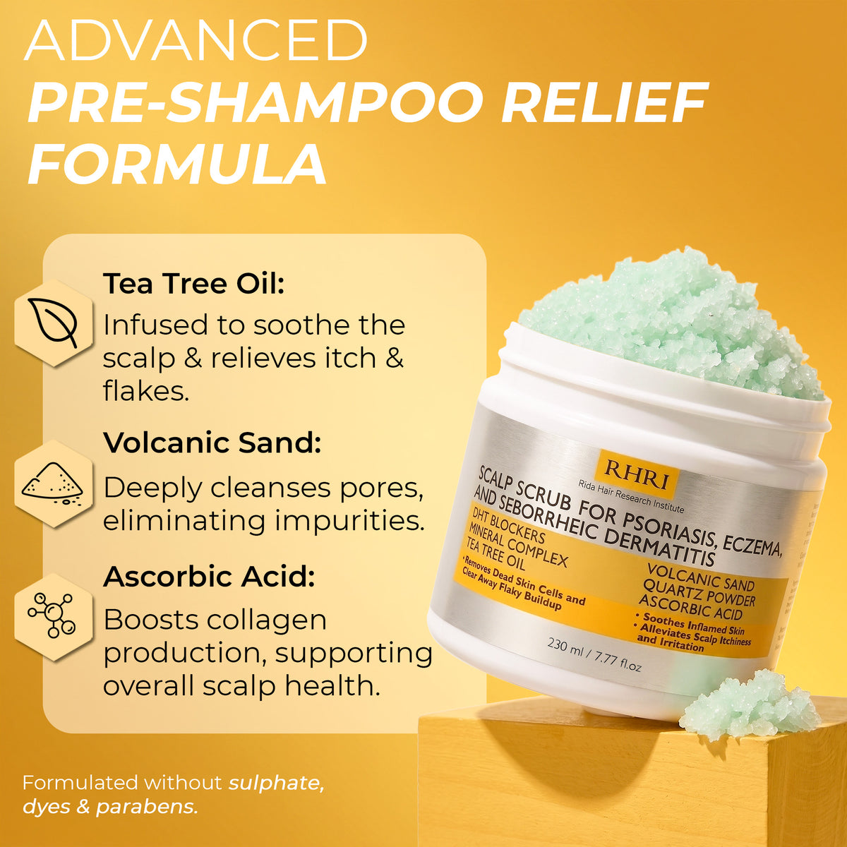 Psoriasis Scalp scrub