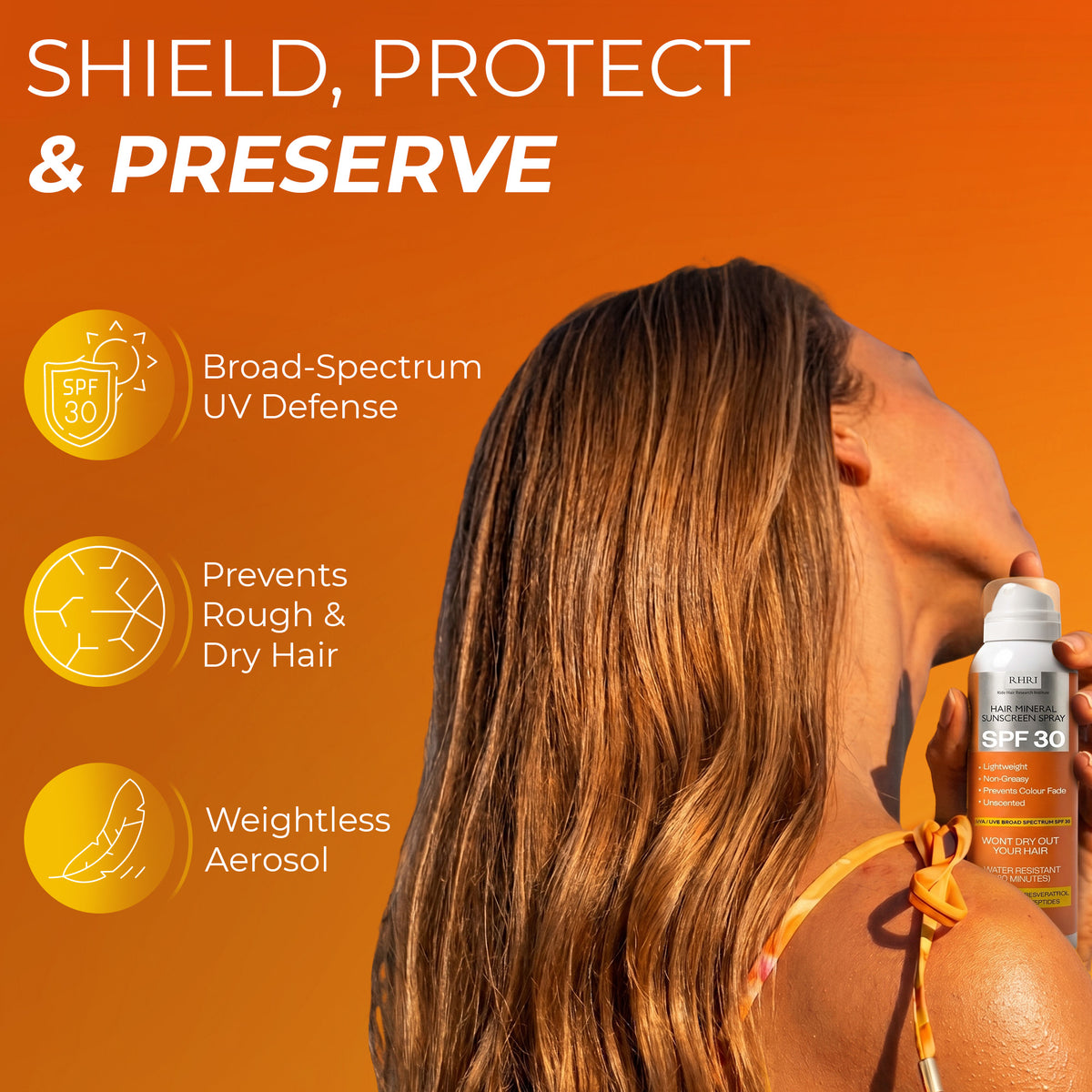 SPF 30 Sunscreen Spray Aerosol