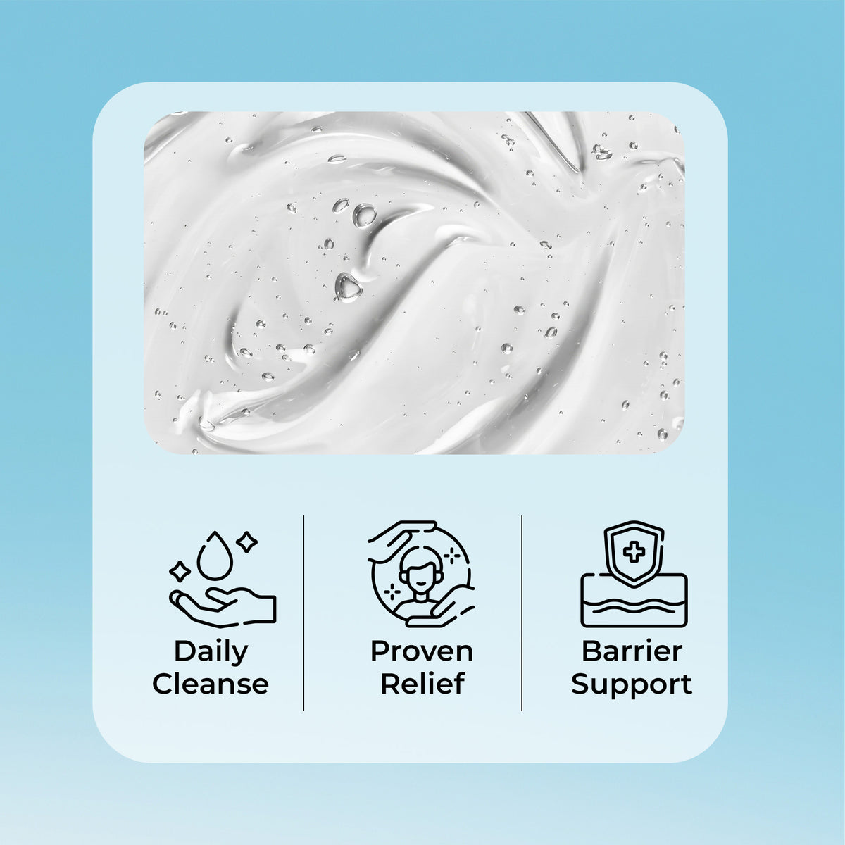 Exzema body wash gel